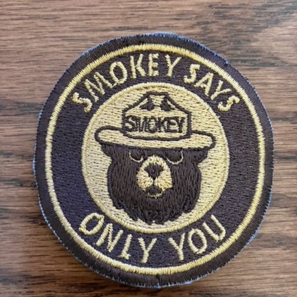 Smokey The Bear Hat Patch - Picture 2 of 2